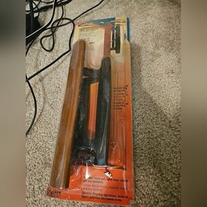 Prime Line Patio Door Handle Black Metal & Wood C1131 New/Open Package.